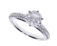 Anello Salvini Donna Petal Cut in Oro bianco Diamante 20088320 - 20088320